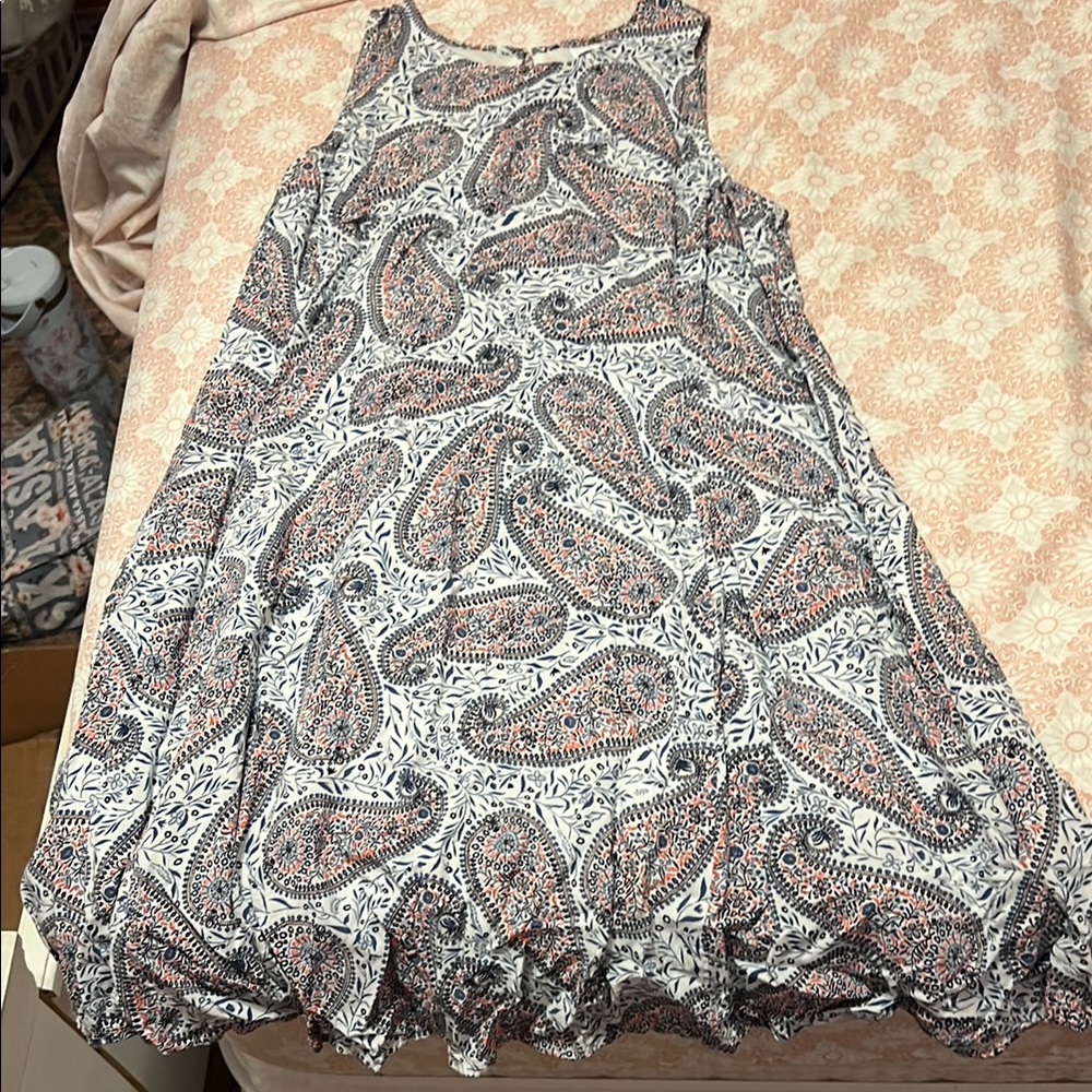 Old Navy Multicolor Paisley Dress